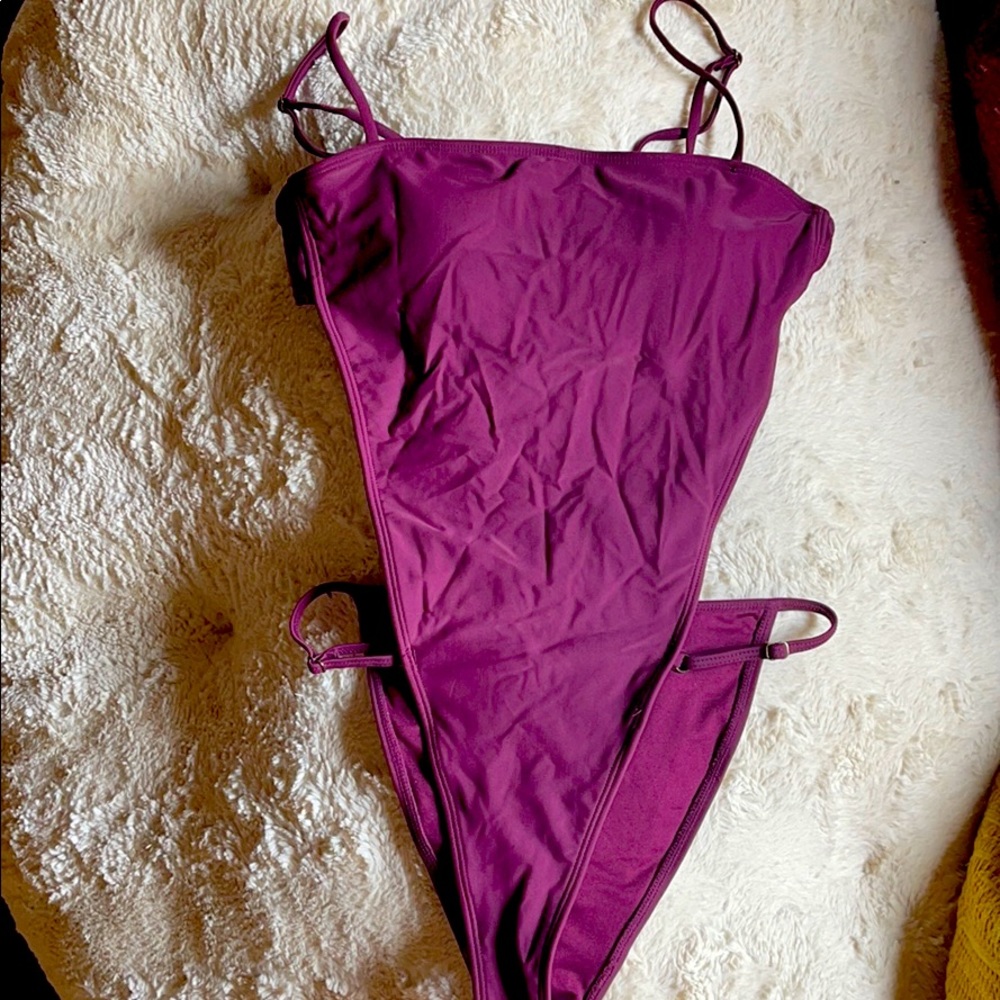 Maroon Swimsuit